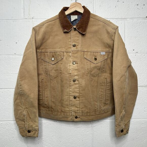 Carhartt Other - Vintage 100 Year Carhartt Blanket-Lined Trucker Jacket “Tan"